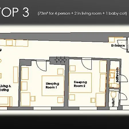 Apartment City Center - Top 3 *